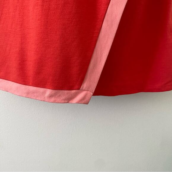 41 Hawthorne Sleeveless Knit Faux Wrap Bottom Mini Dress L Large NWOT - Picture 5 of 10